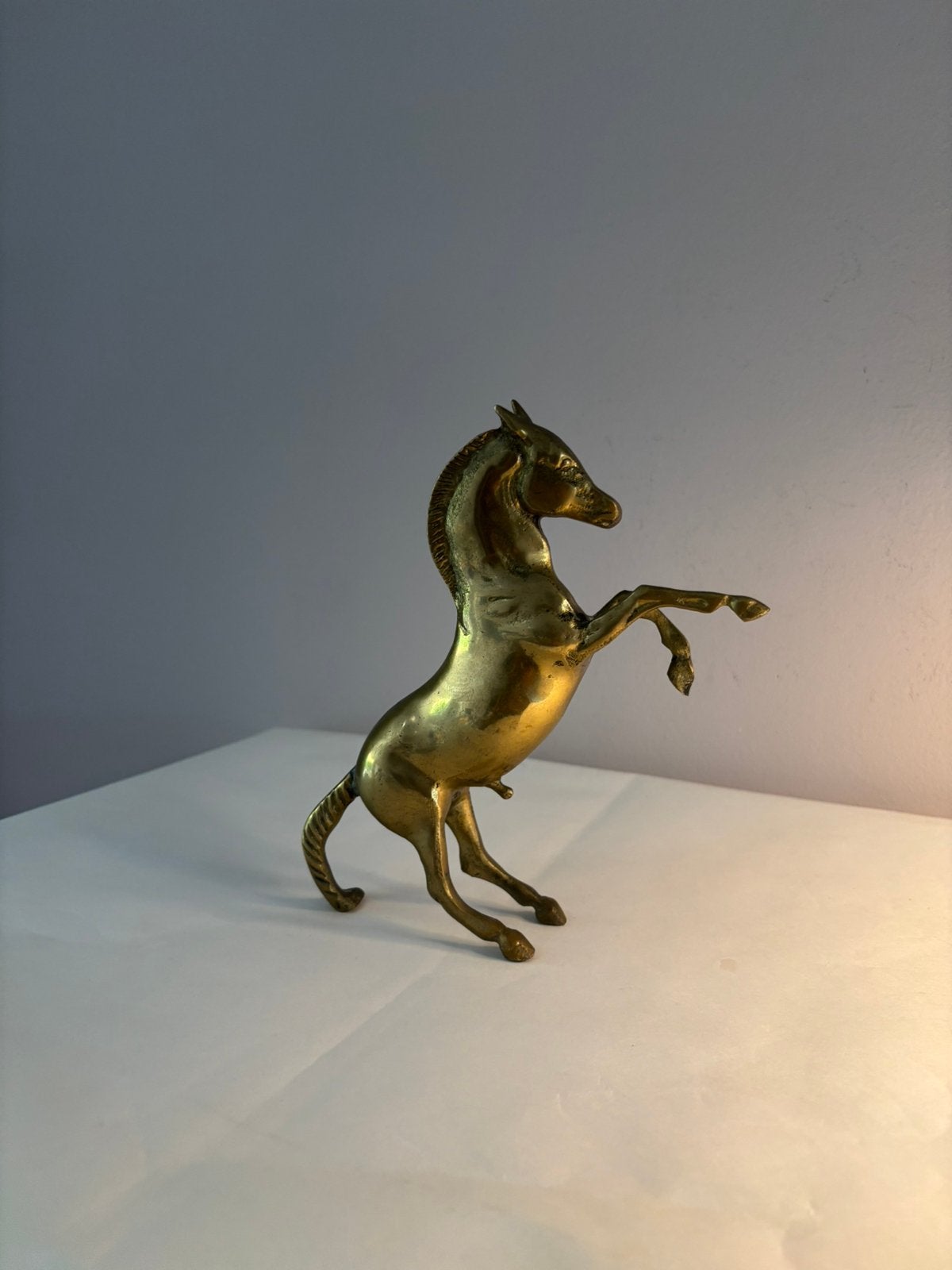 Vintage messing paard, Verzenden, Koper