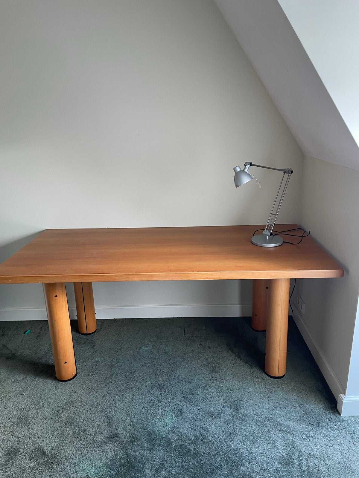 Mooie multifunctionele tafel - Eet-, bureau- of computertafe, Ophalen, Gebruikt, Hout, Bruin