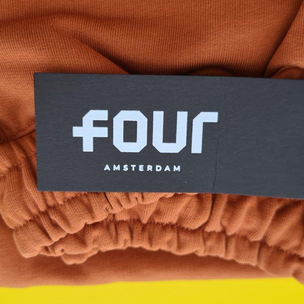 Four Amsterdam broek met Cognac oranje kleur maat  M