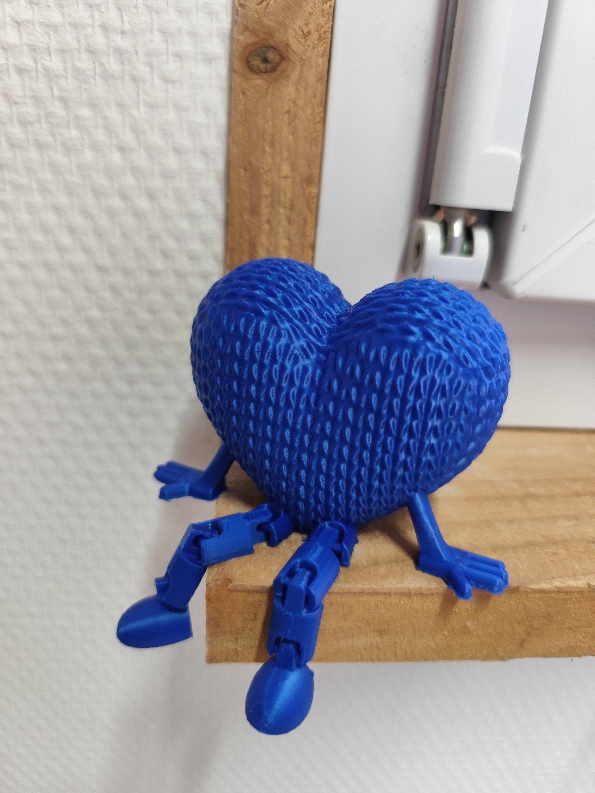 3D Geprint Hartje Blauw, Ophalen of Verzenden, Nieuw