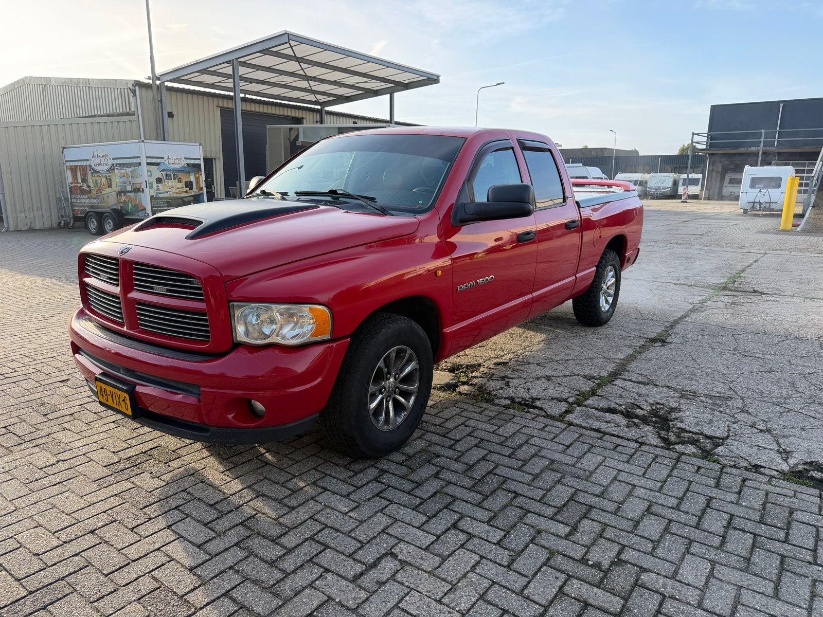 Dodge RAM 1500 5.9 V8 — 2002 — Rood — 6 Persoons MARGE, Auto's, Automaat, Achterwielaandrijving, 5896 cc, Particulier