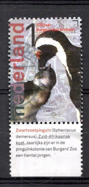 gestempelde zegel. Jaar 2013:  zoo met tab, Ophalen of Verzenden, Na 1940, Gestempeld