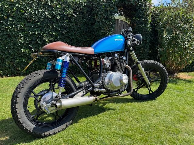 Suzuki GS450 caferacer, Motoren, Motoren | Suzuki, 450 cc, 2 cilinders, Nieuw, Particulier
