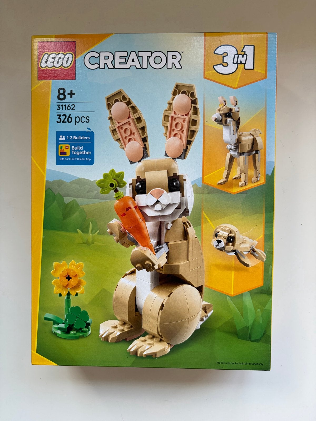 LEGO Creator 3in1 Konijn 31162 - Nieuw in doos, Lego, Denemarken, Nieuw, Ophalen of Verzenden