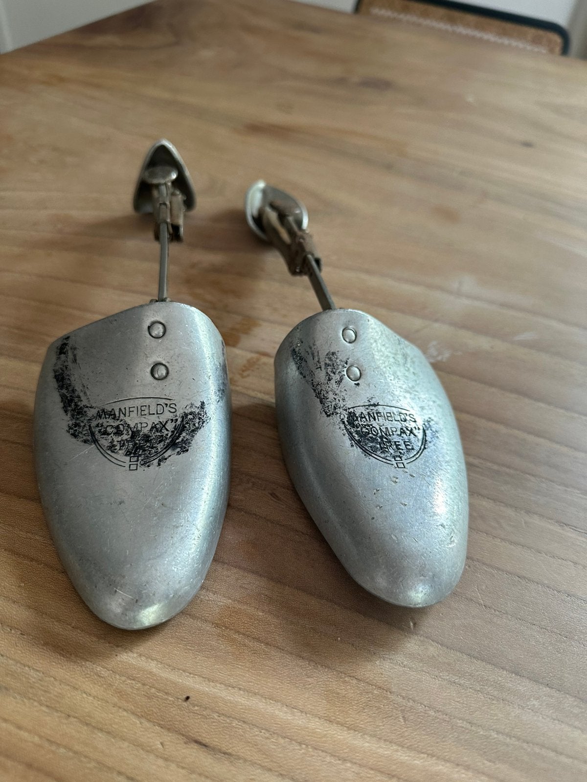 Prachtige decoratieve metalen schoenenspanners van Mandfield, Ophalen of Verzenden