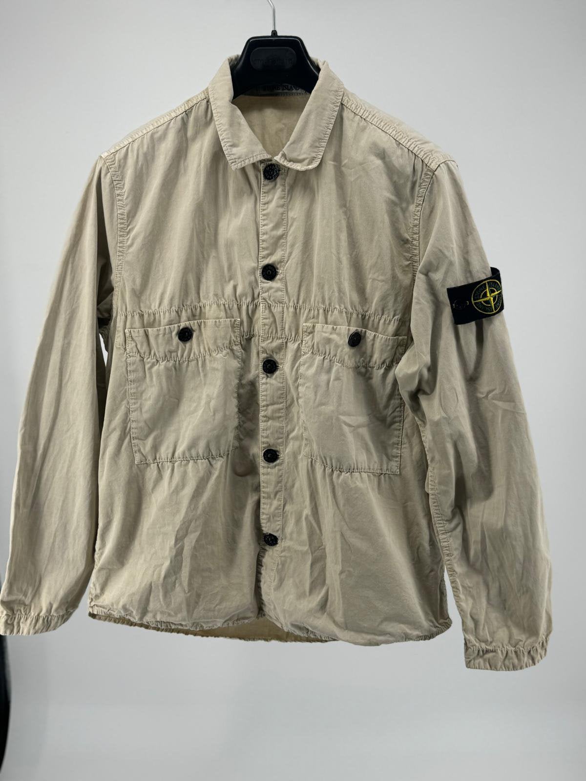 Stone Island jas - Maat Large, Maat 52/54 (L), Stone, Beige, Ophalen of Verzenden