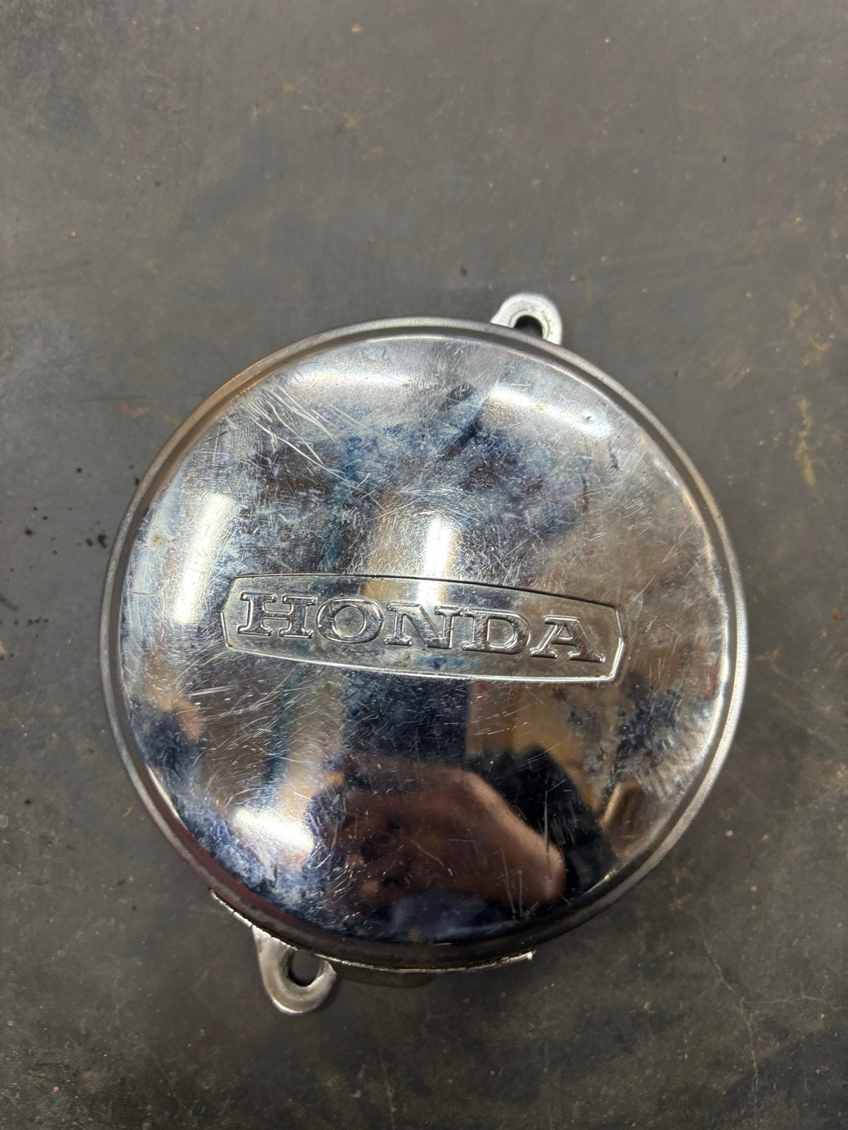 Honda motoronderdeel - Chroom deksel camino pa50, Motoren, Ophalen of Verzenden, Gebruikt