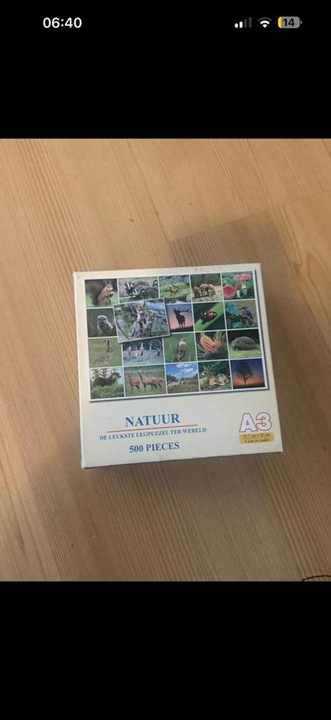 Natuur puzzel, Ophalen of Verzenden, 500 t/m 1500 stukjes, Zo goed als nieuw