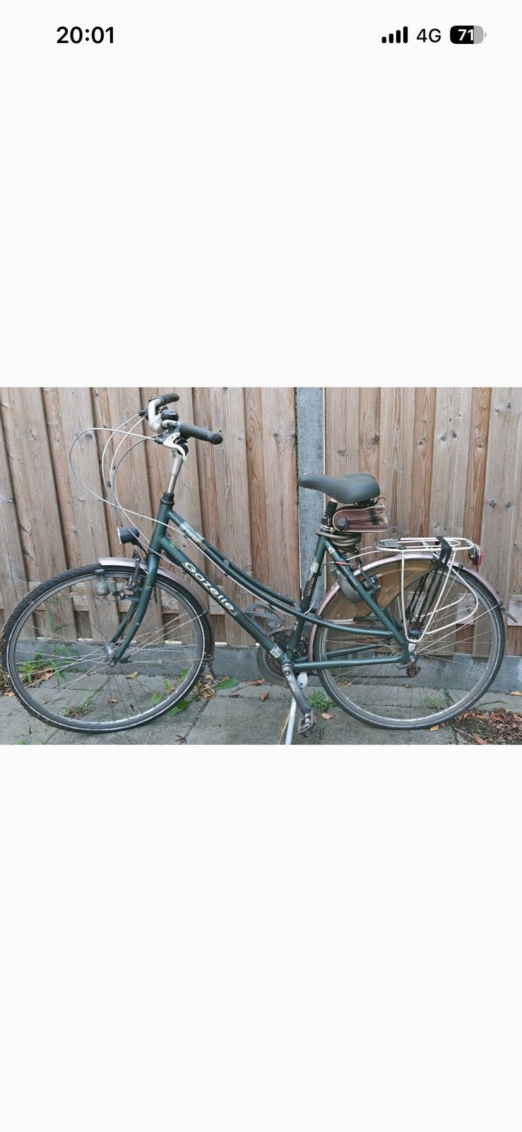 Gazelle dames fiets 28 inch, 53 tot 56 cm, Ophalen of Verzenden, Zo goed als nieuw, Versnellingen