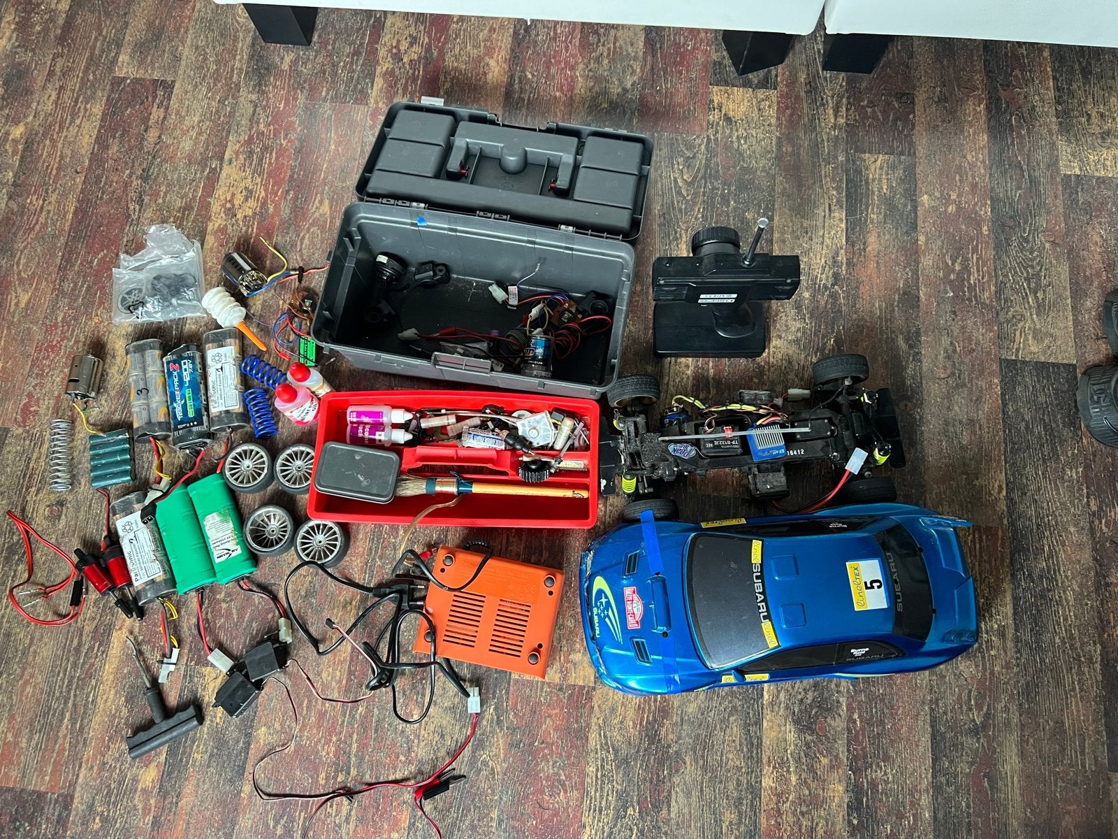 Tamiya TL-01 RTR Set met Extra's en Onderdelen, Elektro, Gebruikt, Verzenden, Schaal 1:10