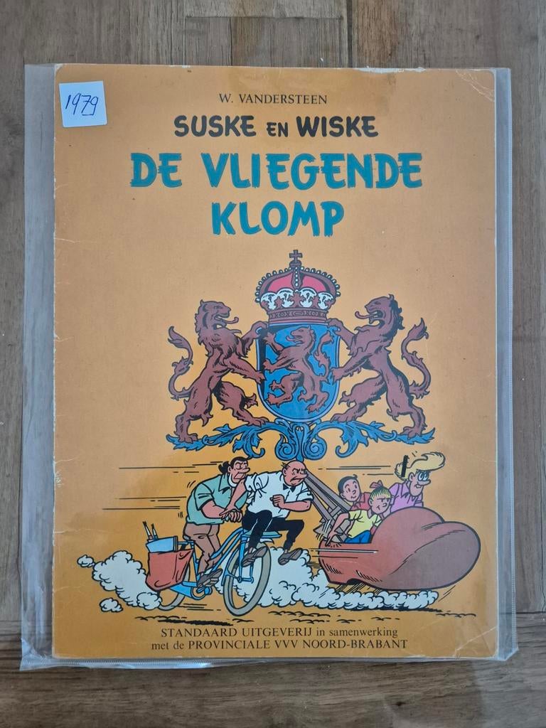 Suske en Wiske - De Vliegende Klomp (1979), Boeken, Eén stripboek, Ophalen of Verzenden, Gelezen, W. Vandersteen