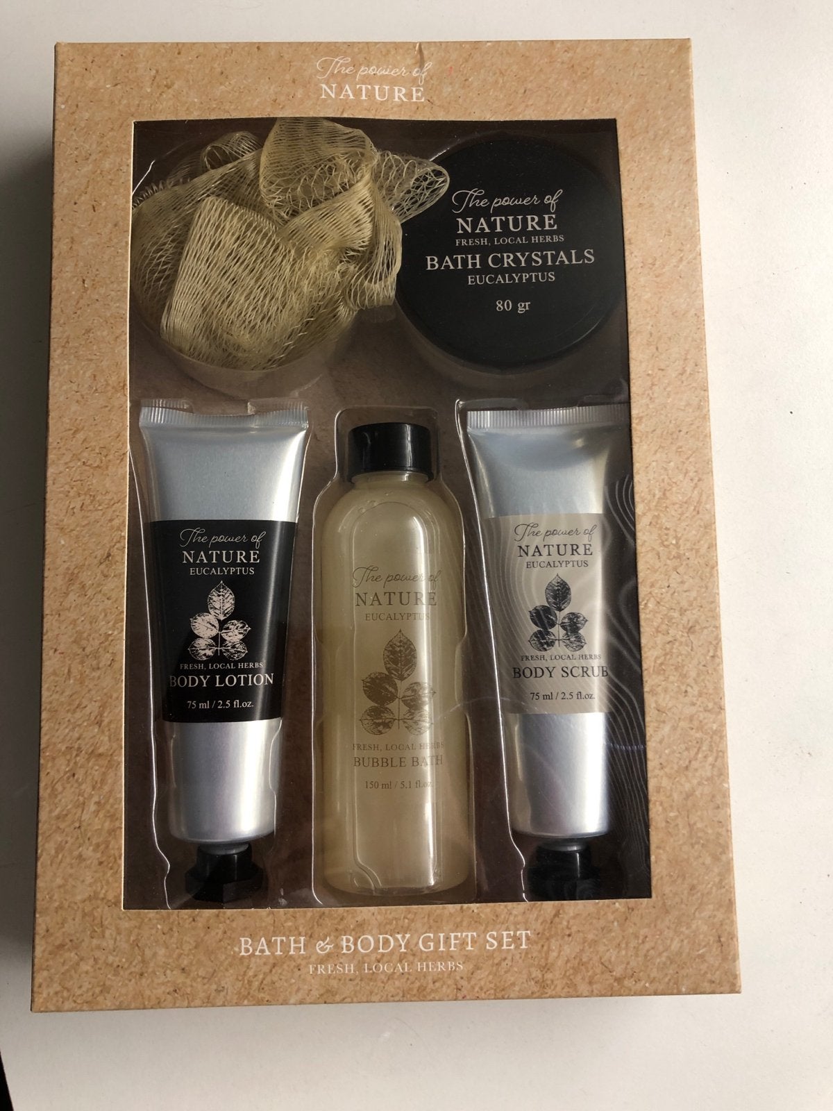 The Power of Nature Eucalyptus Bad- en Bodyset, Ophalen of Verzenden, Nieuw, Bad & Douche