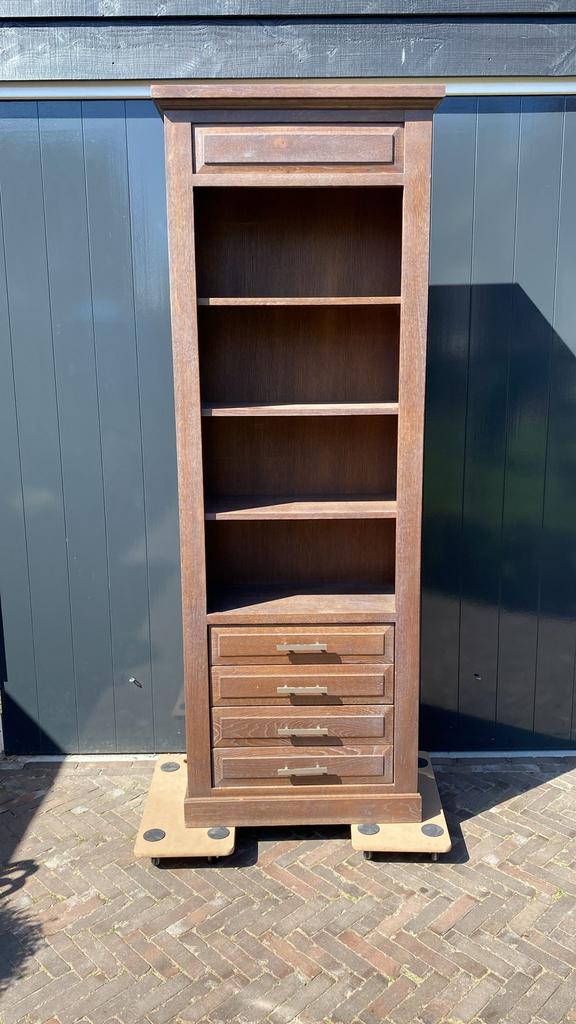 Open boekenkast eiken, Huis en Inrichting, Kasten | Boekenkasten, Ophalen, Met plank(en), Gebruikt, Eikenhout