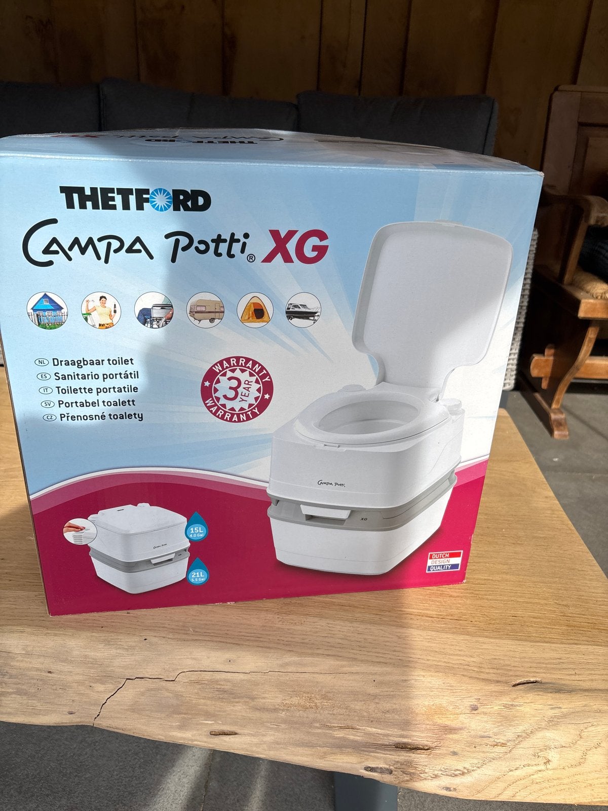 Toilet camping Thetford Campa Potti XG- Nieuw, Ophalen, Nieuw