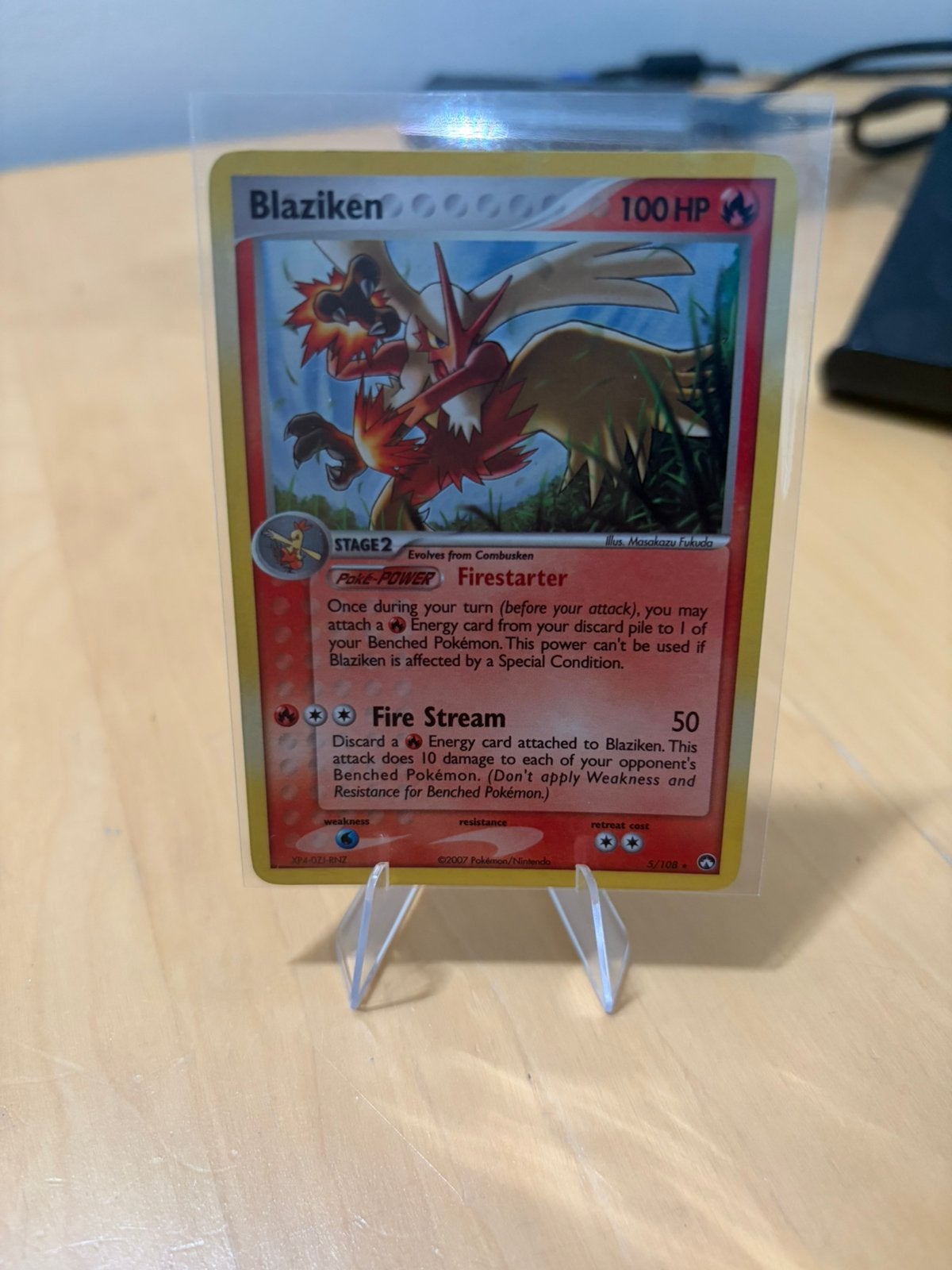 Blaziken EX Power Keepers Holo, Ophalen, Zo goed als nieuw