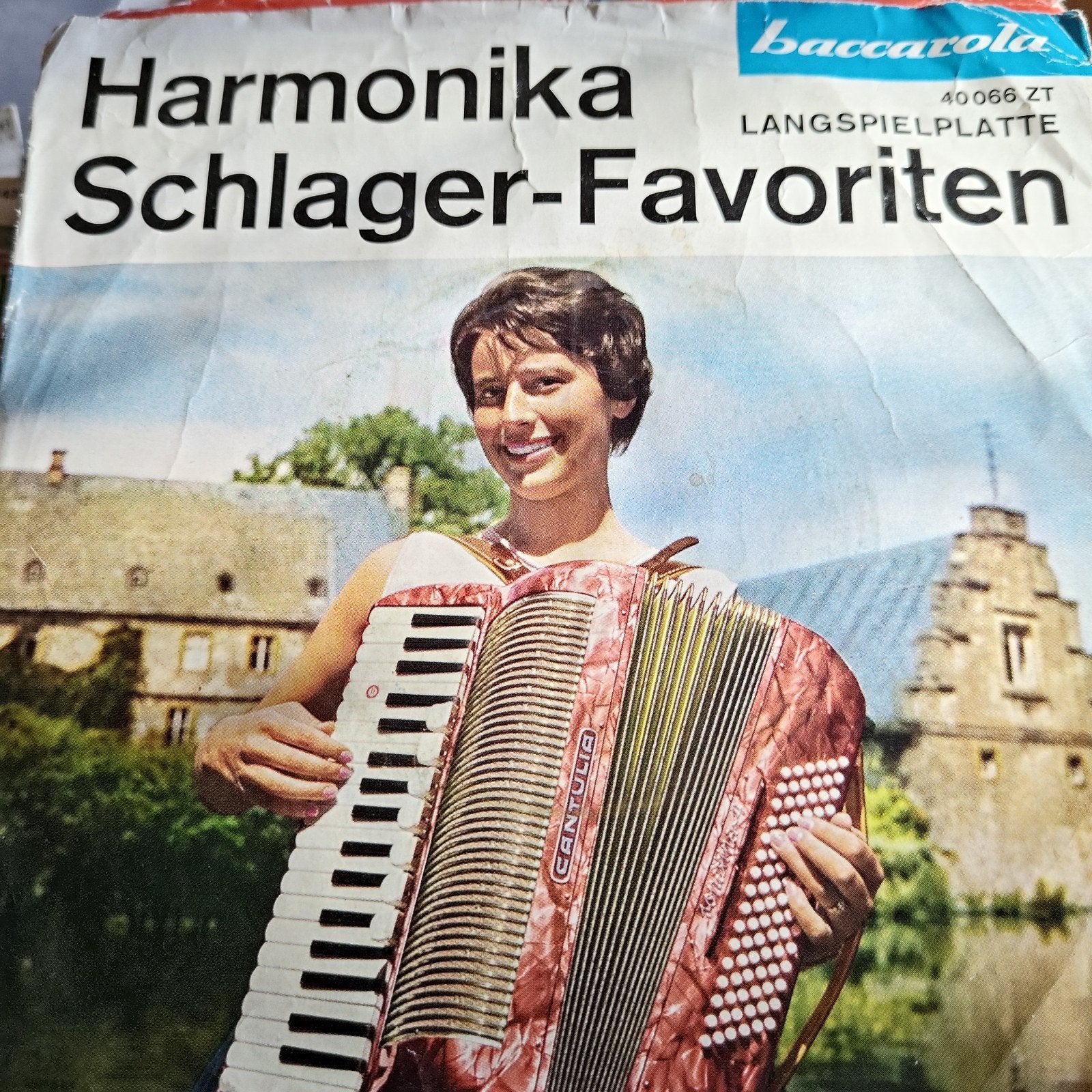 Harmonika Schlager-Favoriten  - Baccarola 40066 ZT, Ophalen of Verzenden, Gebruikt, 7 inch