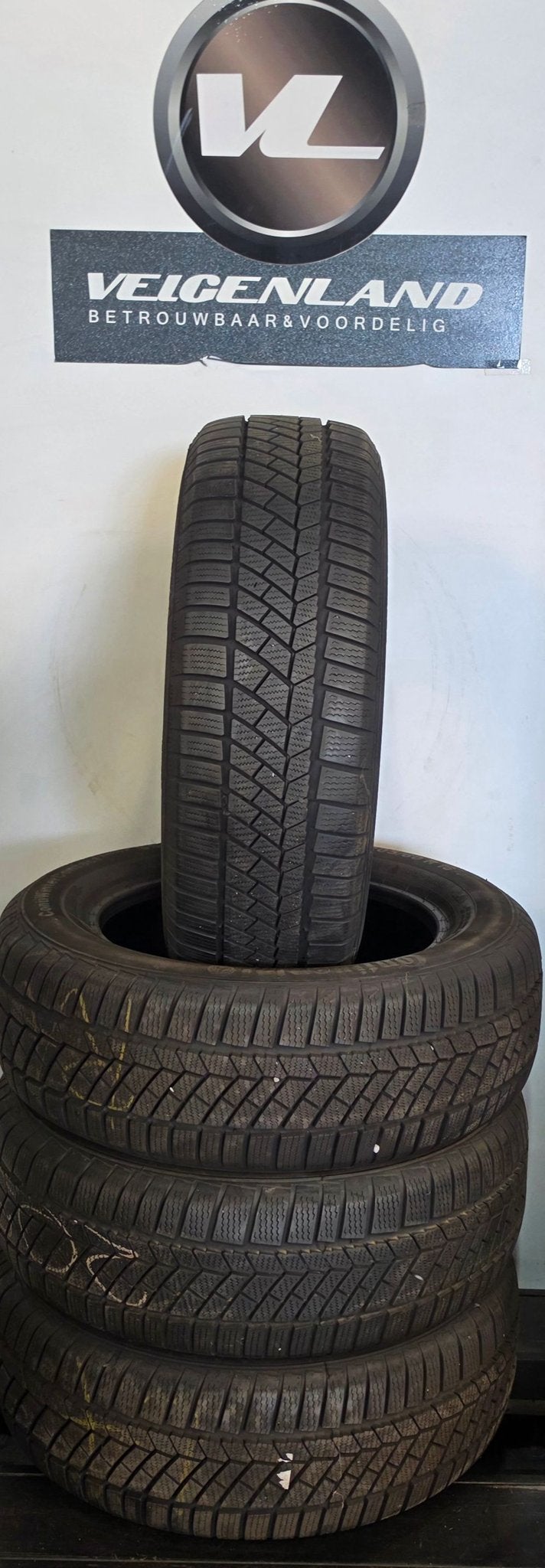 Continental Wintercontact TS830P 205-60-16 2056016 205/60R16, Gebruikt, -, Band(en), -