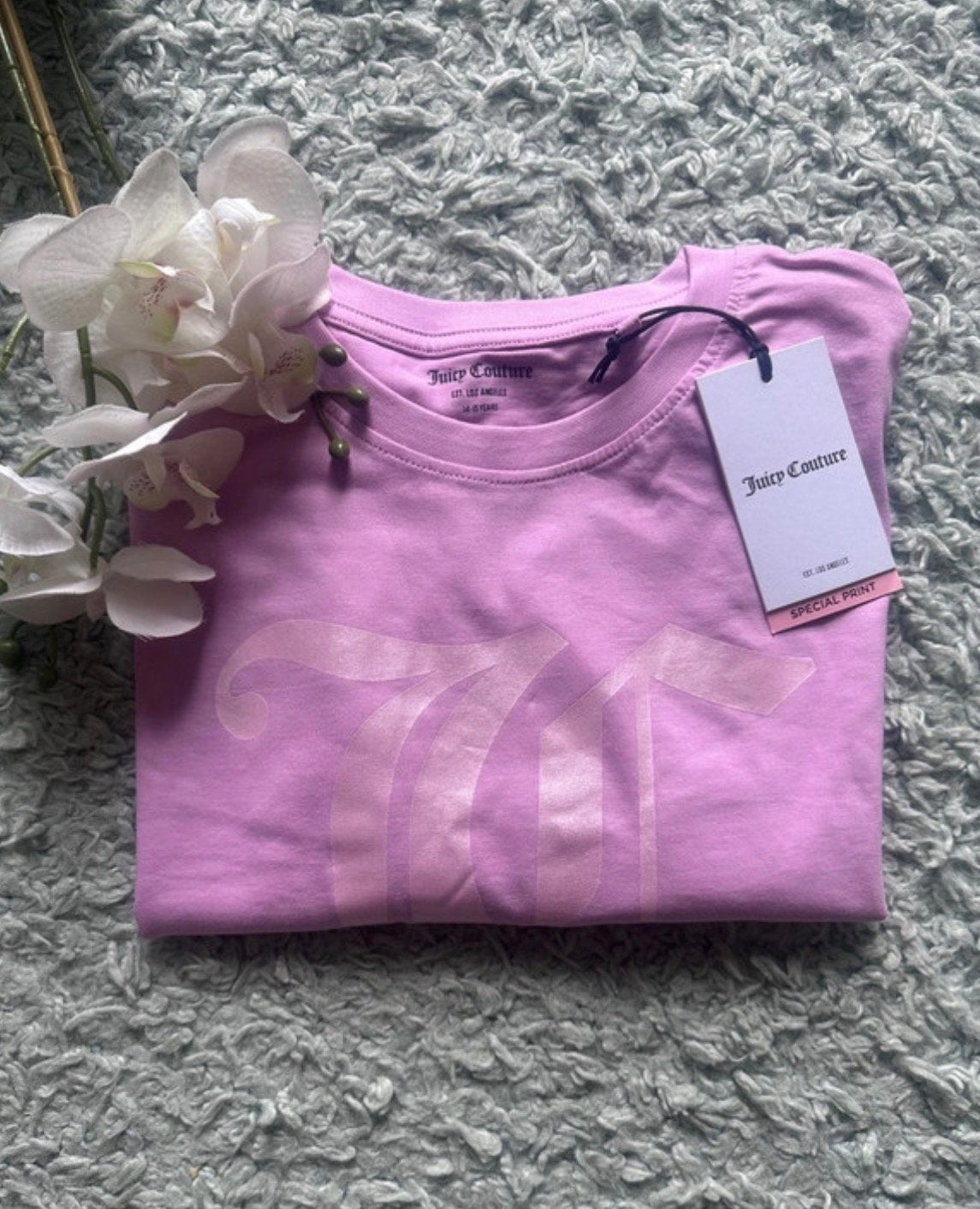 NİEUW, roze kortvallend shirt van Juicy Couture, maat 164, Ophalen of Verzenden, Nieuw, Meisje, Shirt of Longsleeve