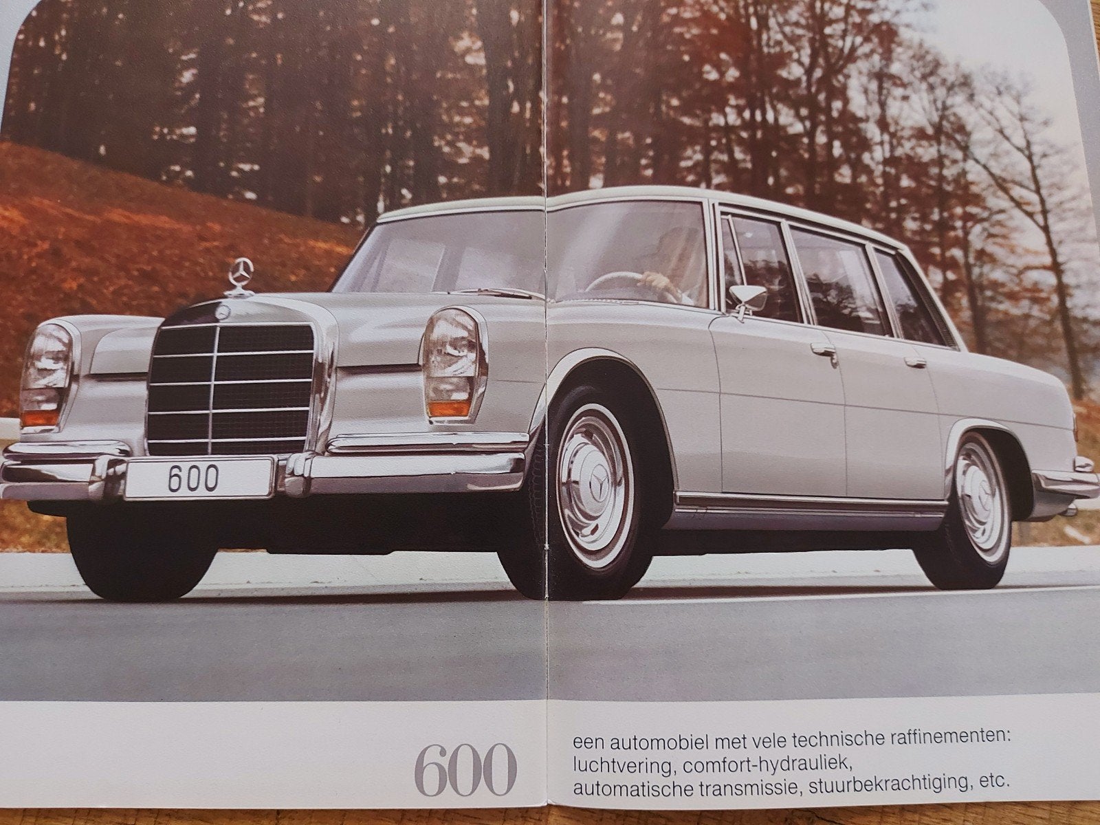 schitterende Mercedes folder 200 t/m 600 Pullman, Ophalen of Verzenden, Zo goed als nieuw, Mercedes