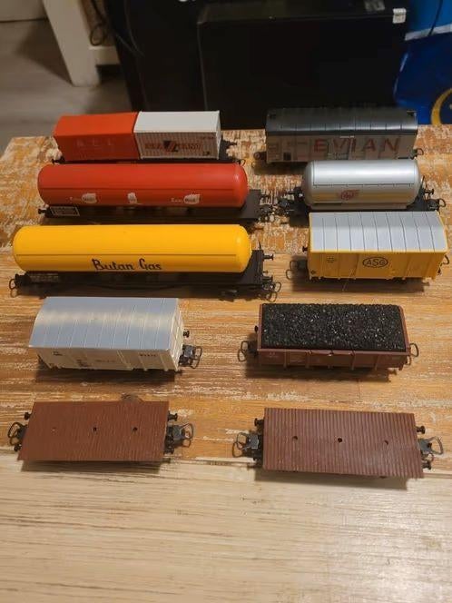 10 Lima Wagons, Gebruikt, Gelijkstroom, Wagon, Ophalen of Verzenden