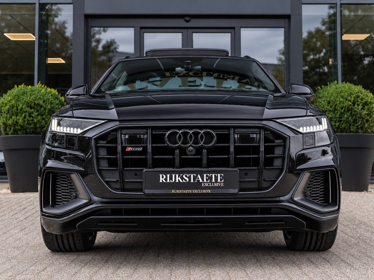 Audi SQ8 4.0 TDI Quattro|PANO|22''|B&O|LUCHTV.|360|SFEERV., Auto's, Dealer onderhouden, Gebruikt, Met garantie (alle), Zwart