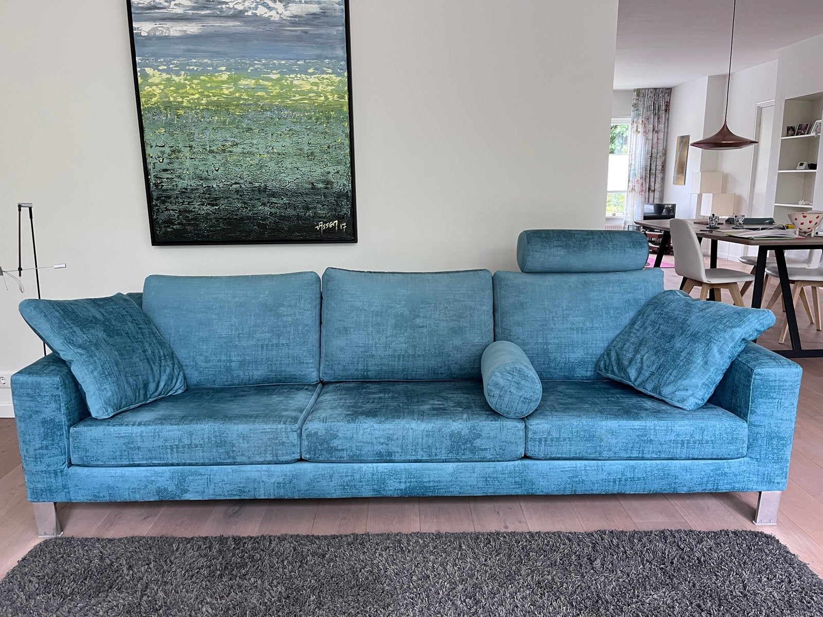 Leolux Antonia 3-zitsbank - Zo goed als nieuw!, Ophalen, Tijdloos design, Leolux, Onbekend