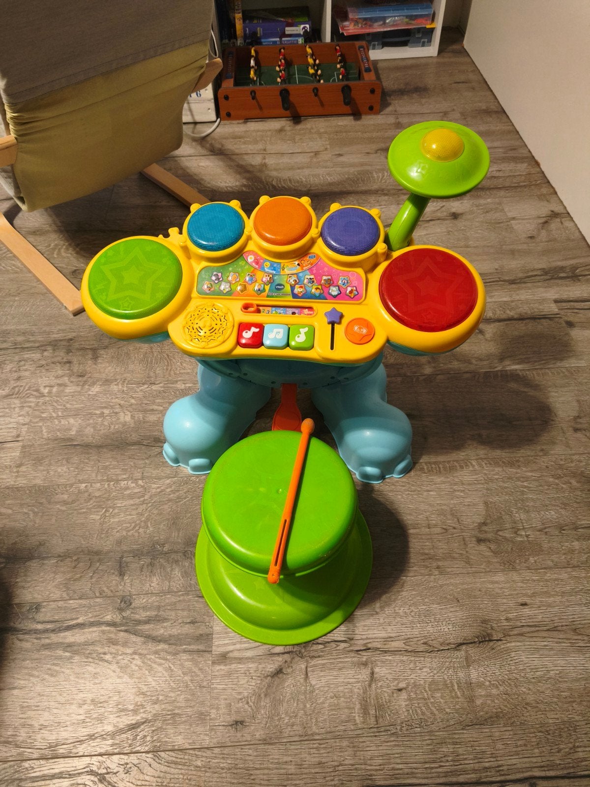 VTech Drumstel Olifant - Interactief Speelgoed, Kinderen en Baby's, Speelgoed | Babyspeelgoed, Zo goed als nieuw, Overige typen