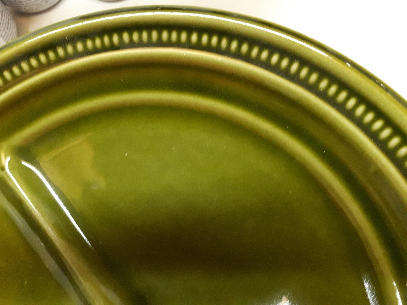 6 mooie gave 4 vaks barbeque borden in blauw en groene kleur, Ophalen of Verzenden, Zo goed als nieuw, Bord(en), Overige stijlen
