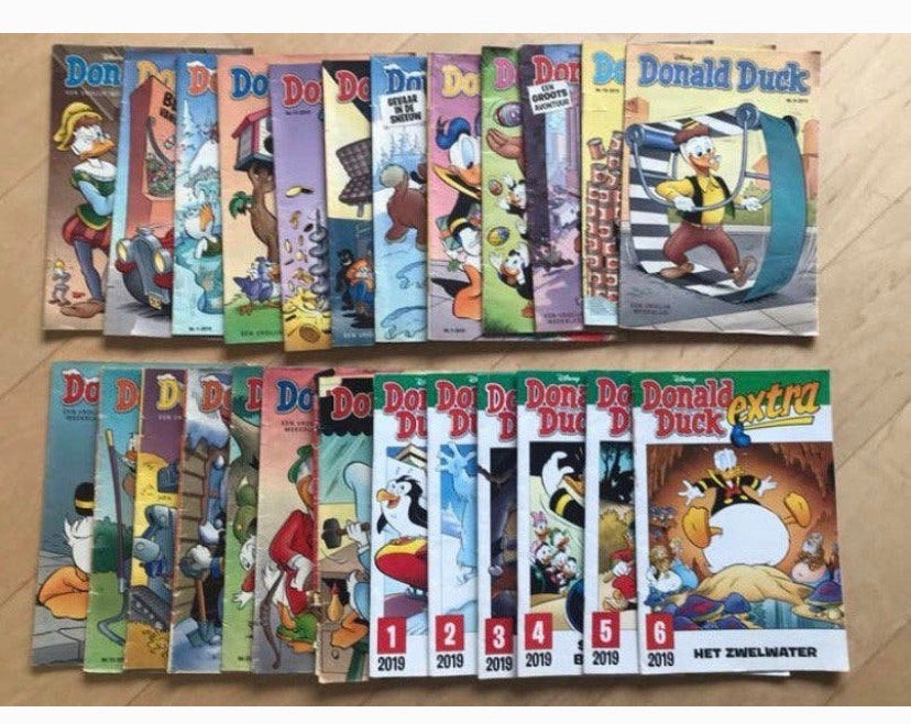 Donald Duck Weekbladen en Extra's (19+6) 2019, Meerdere comics, Ophalen of Verzenden, Gelezen, Europa