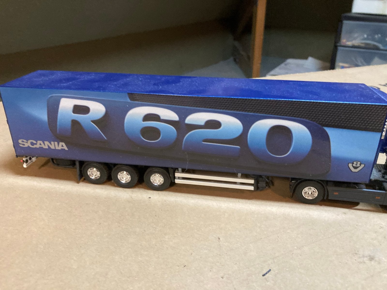 Scania R620 Topline vrachtwagen model zonder doosje, Overige merken, 1:32 tot 1:50, Ophalen of Verzenden, Zo goed als nieuw