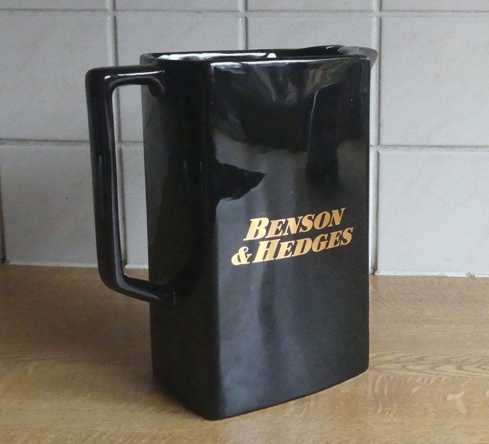 Benson & Hedges waterkan sigaretten reclame whiskykan, Verzamelen, Ophalen of Verzenden, Gebruikt, Gebruiksvoorwerp