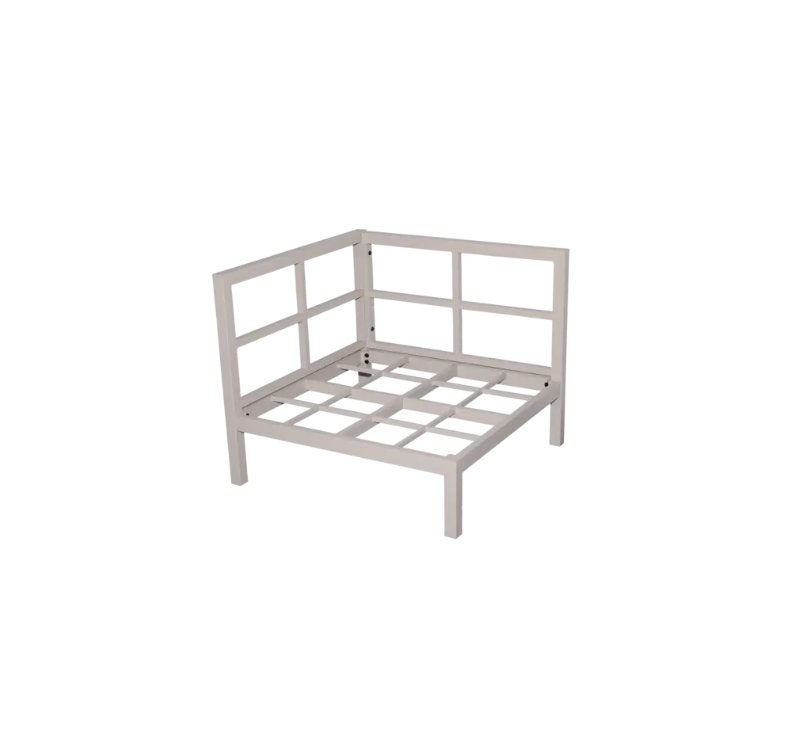(Pallet) loungeset tuin Karwei/Dune aluminium, Tuin en Terras, Tuinsets en Loungesets, Ophalen, 4 zitplaatsen, Loungeset, Bank