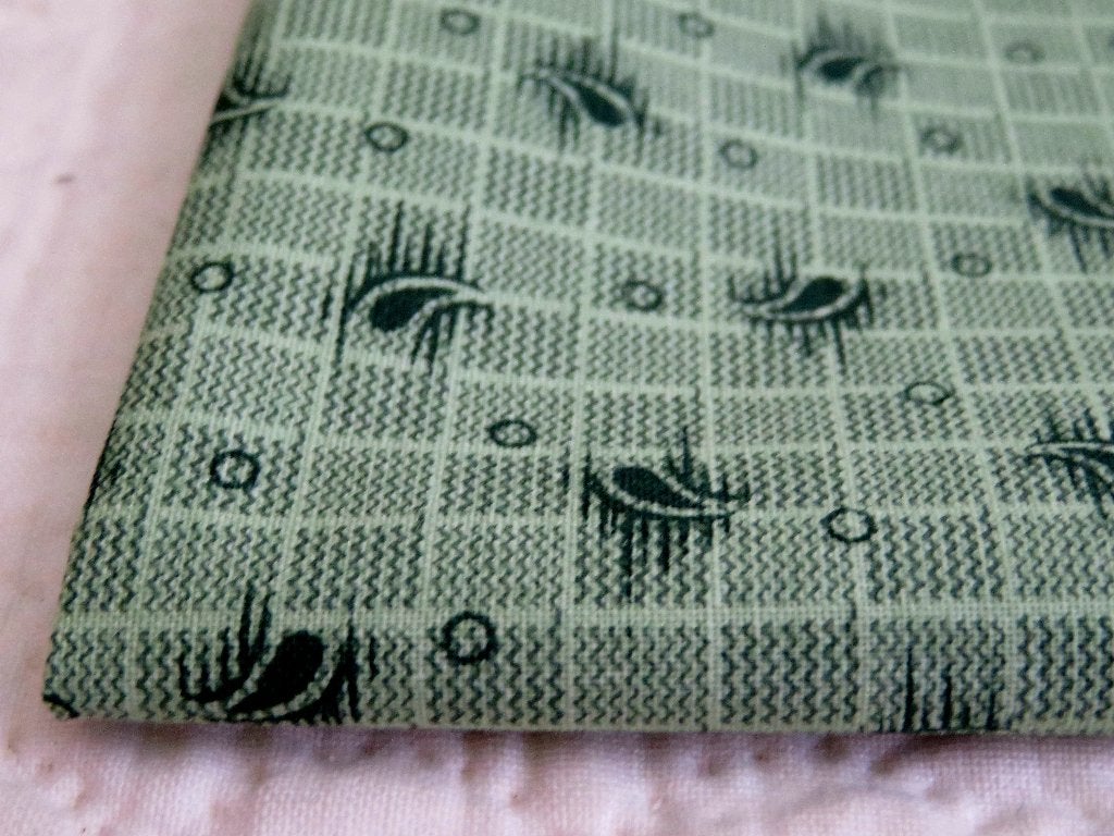 Leuke groene quiltstof, Ophalen of Verzenden, 30 tot 120 cm, Katoen, 30 tot 200 cm