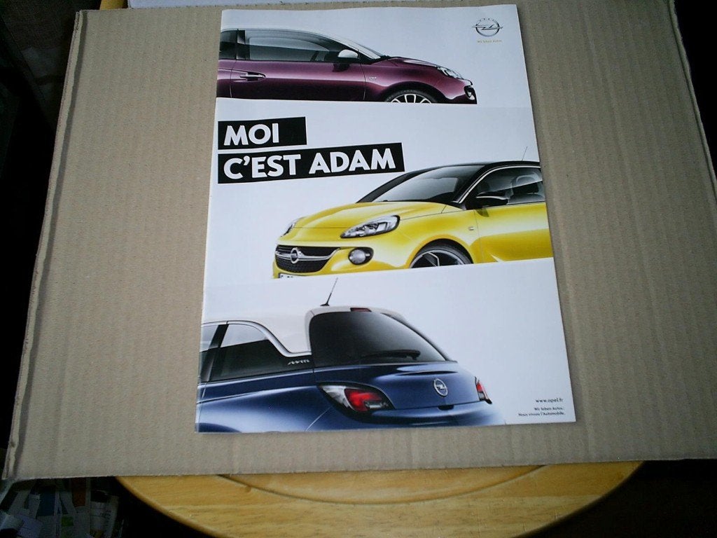 Opel Adam 1 / 2012 20 pag. Frans + Prijslijst, Boeken, Verzenden, Zo goed als nieuw, Opel