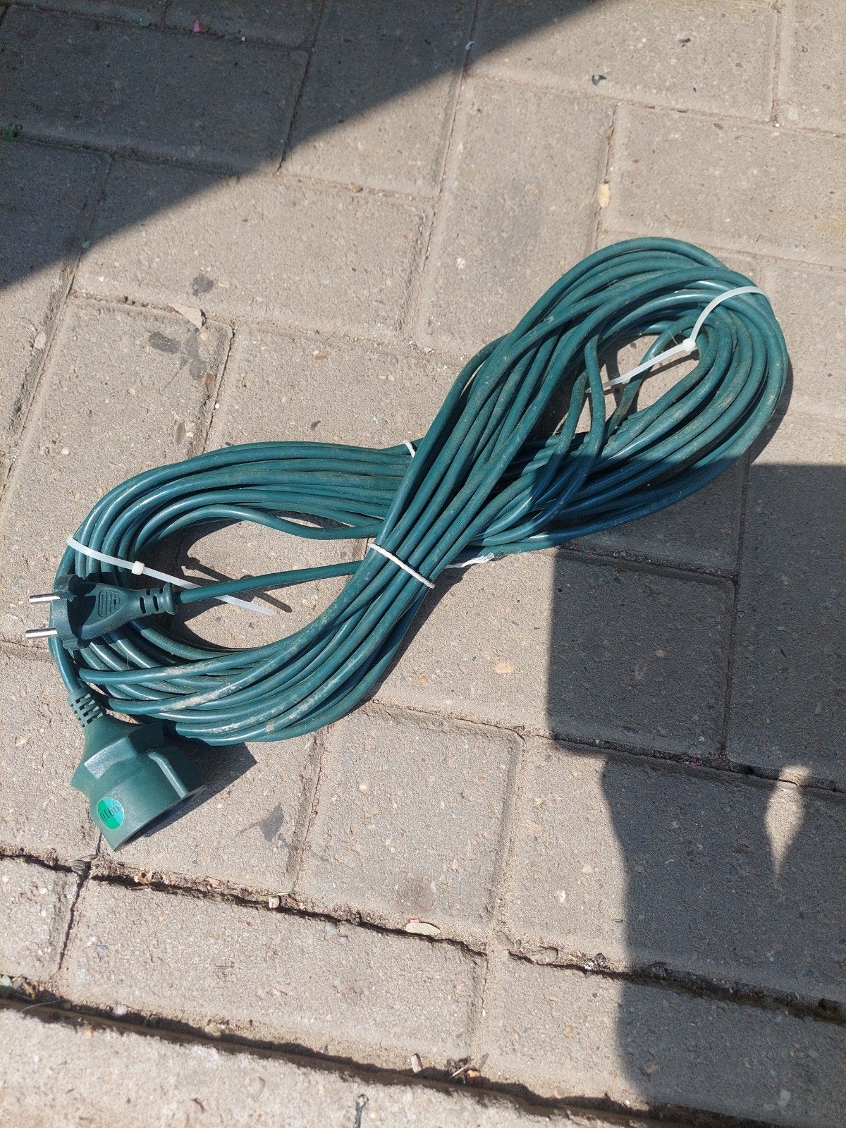 Verlengsnoer 15 meter zgan, Ophalen of Verzenden, Zo goed als nieuw, X, X