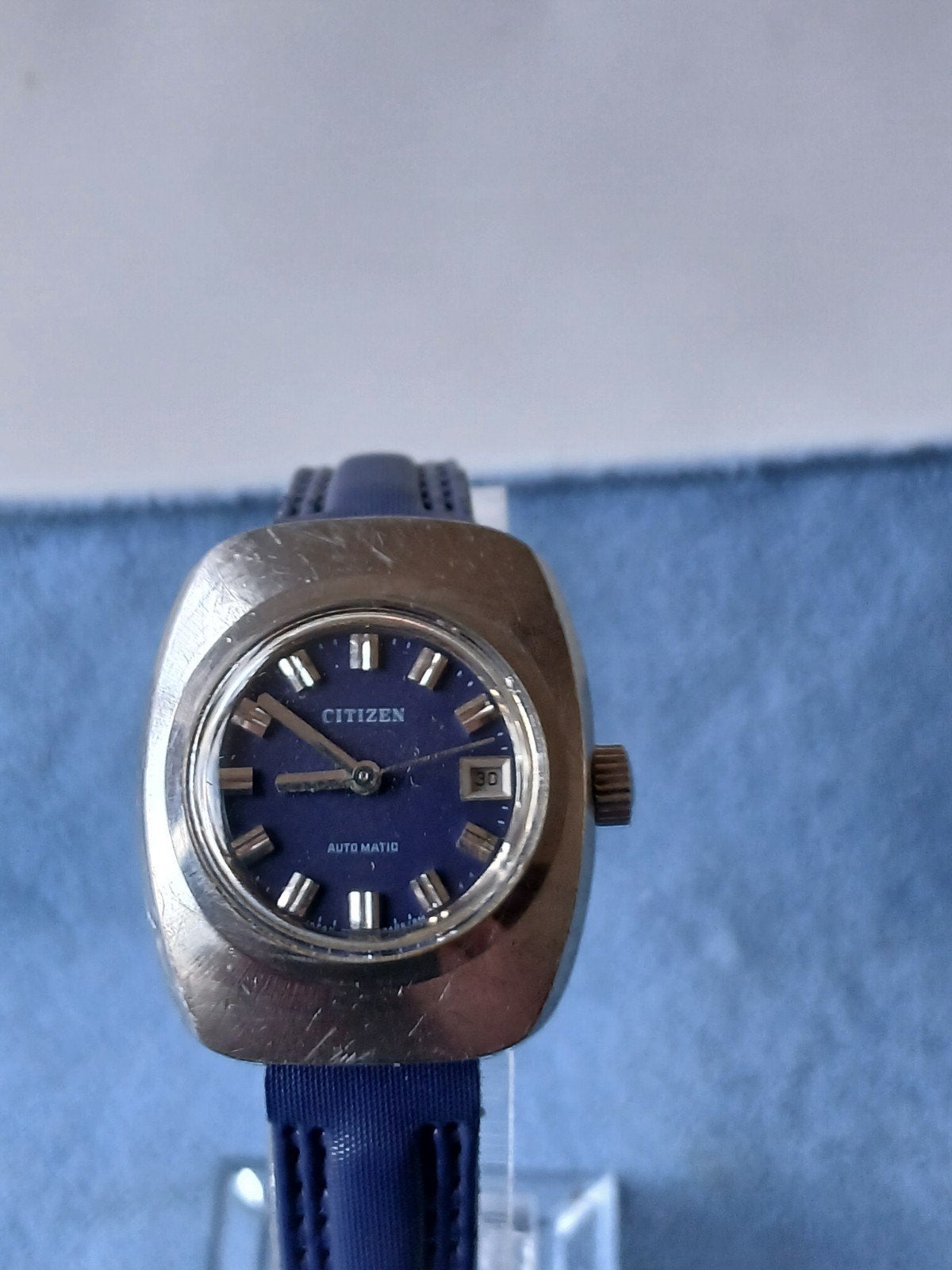 Vintage Jaren '70 Citizen Automatic Dames Polshorloge, Overige merken, Staal, Polshorloge, Ophalen of Verzenden