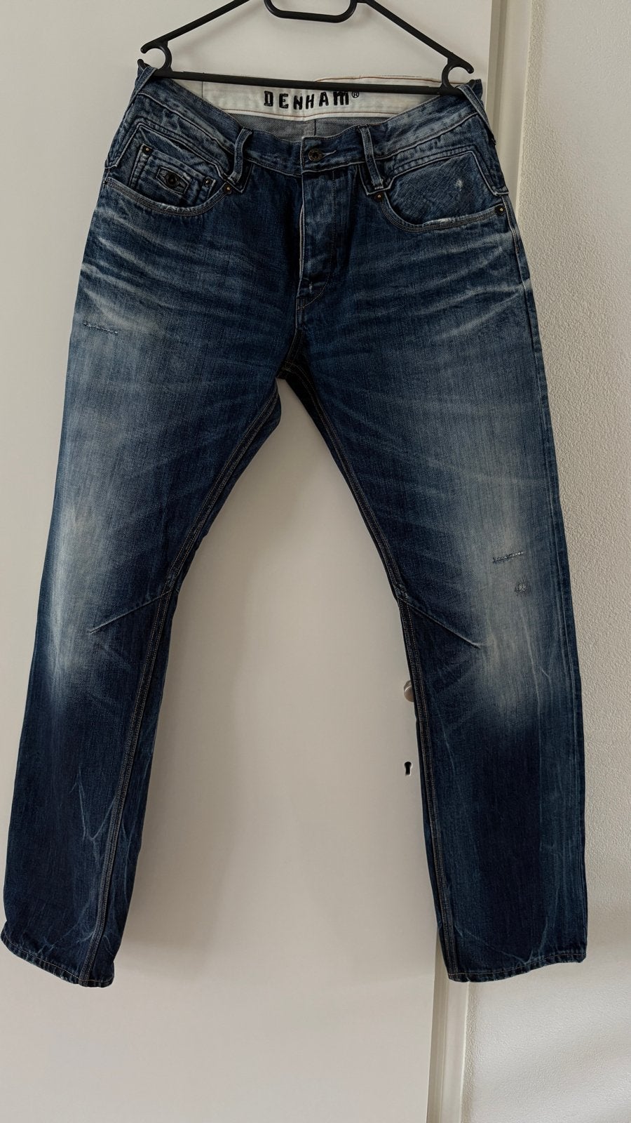 Denham Cutter+ Slim Fit Jeans W33 L34, Ophalen of Verzenden, Gedragen, Blauw, W33 - W34 (confectie 48/50)