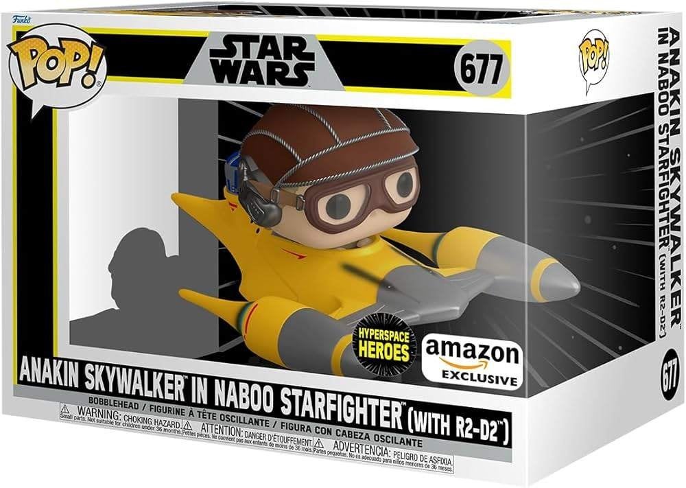Funko Pop 677 - Anakin Skywalker in Naboo Starfighter NIEUW, Ophalen of Verzenden, Nieuw