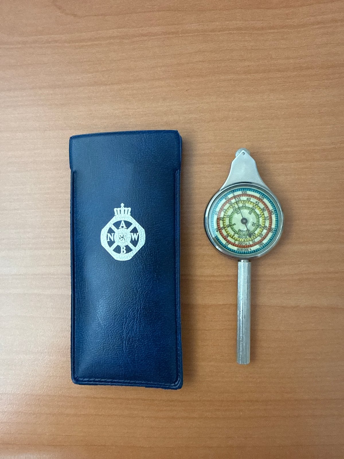 ANWB Curvimeter met Etui - Vintage Afstandsmeter, Ophalen of Verzenden, Gebruikt