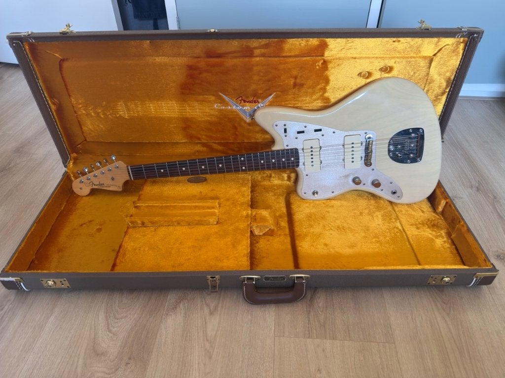 Lefty Fender Custom Shop Jazzmaster uit 2017, Ophalen of Verzenden, Zo goed als nieuw, Solid body, Fender