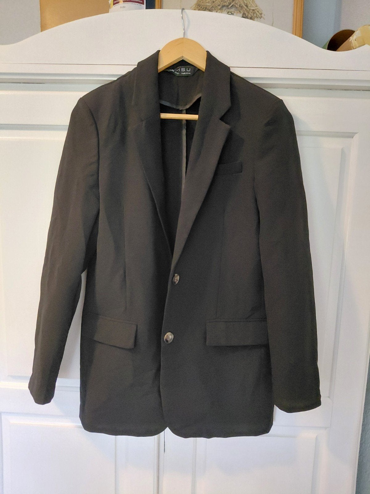 Stijlvol Zwart Dames Colber/Blazer - Maat S, Maat 48/50 (M), Zwart, Amisu, Ophalen of Verzenden