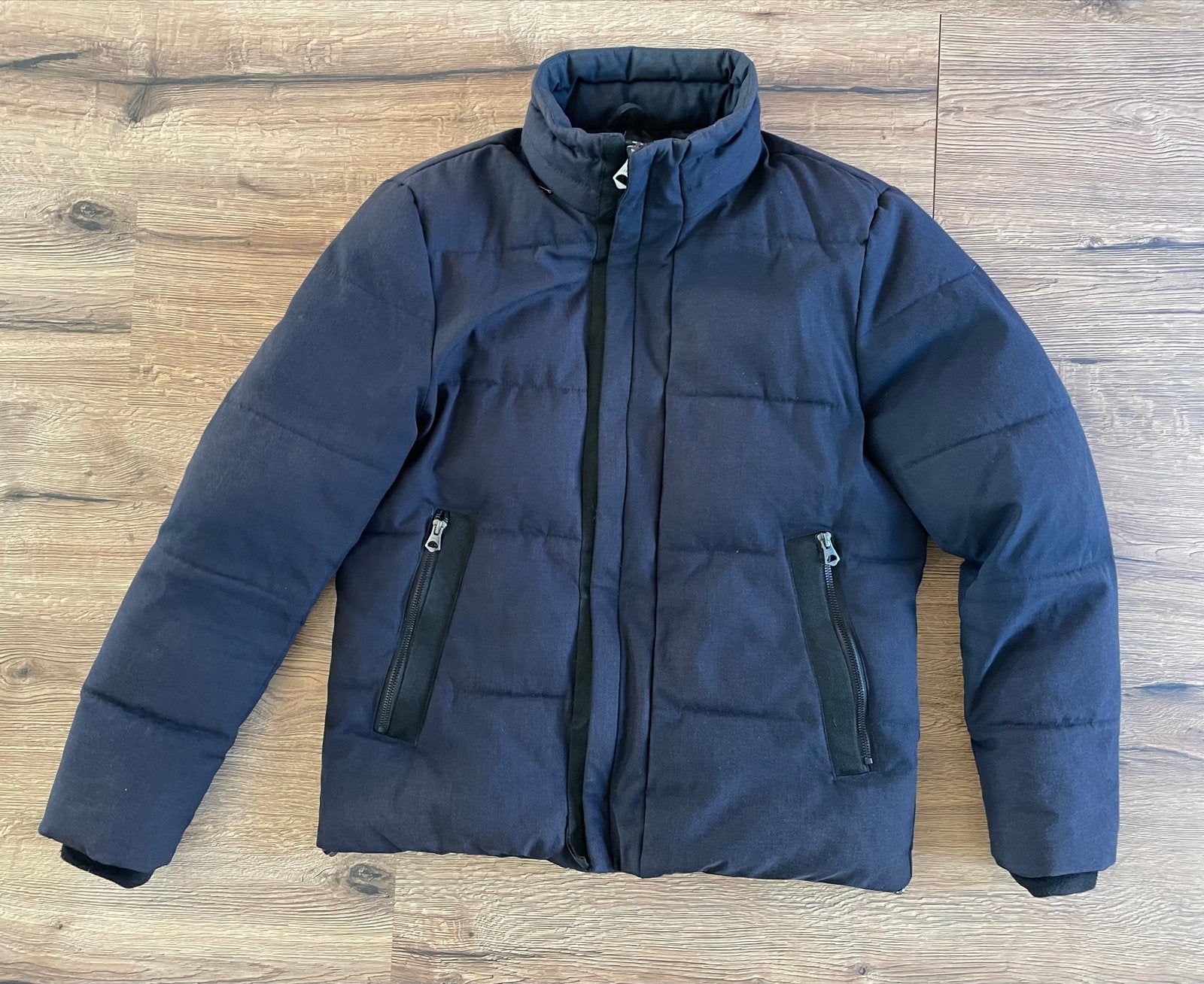 Zara Winter Jas - Maat S, Kleding | Dames, Ophalen of Verzenden, Zo goed als nieuw, Maat 36 (S), Blauw
