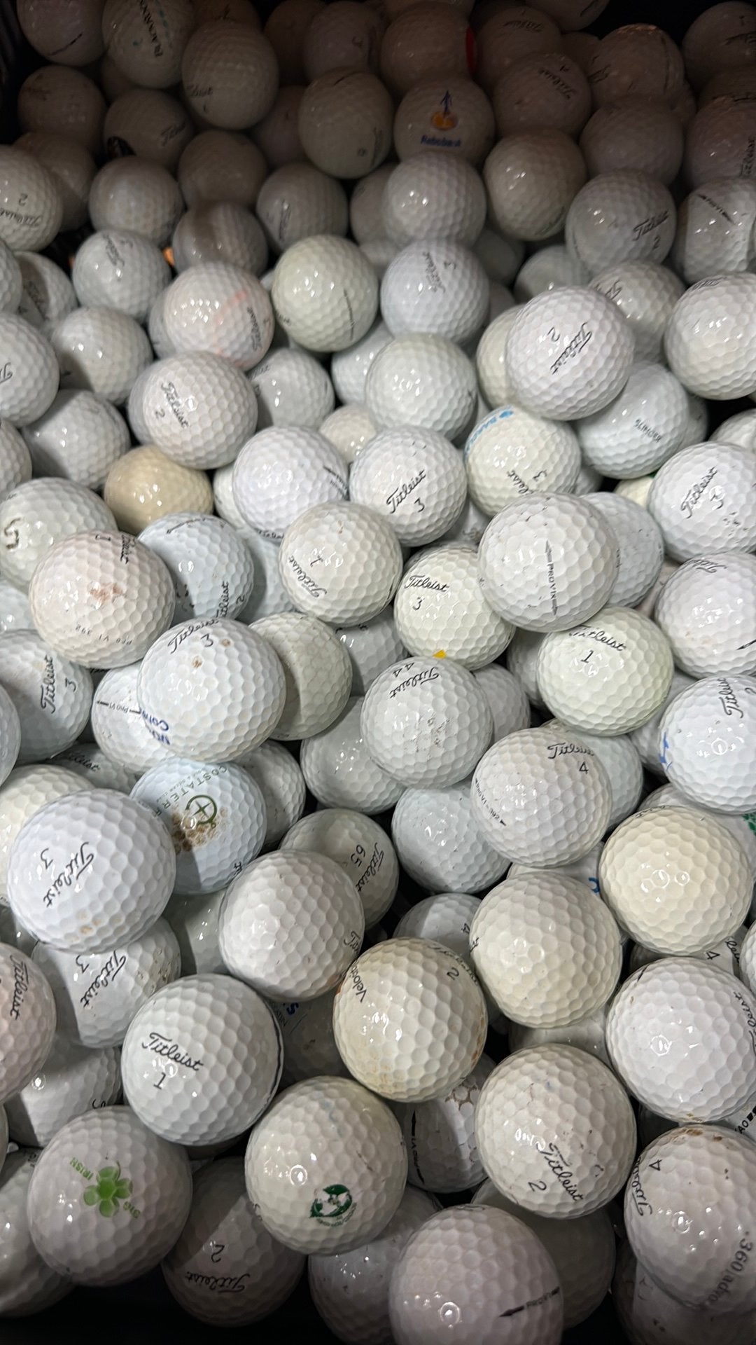 50x Titleist Pro v1, Ophalen of Verzenden, Zo goed als nieuw, Bal(len)