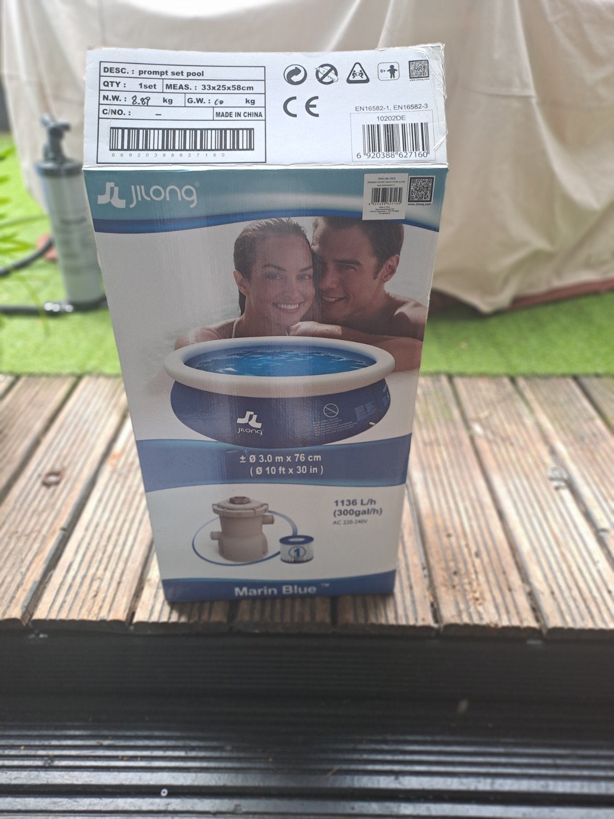 Nieuw zwembad 3m doorsnee in doos - Jilong Marin Blue, Ophalen of Verzenden