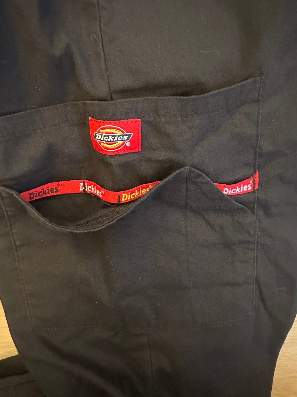 Dickies Utility Werkbroek Zwart Cargo Elastische Taille S 30, Ophalen of Verzenden, Gedragen, Maat 46 (S) of kleiner, Zwart