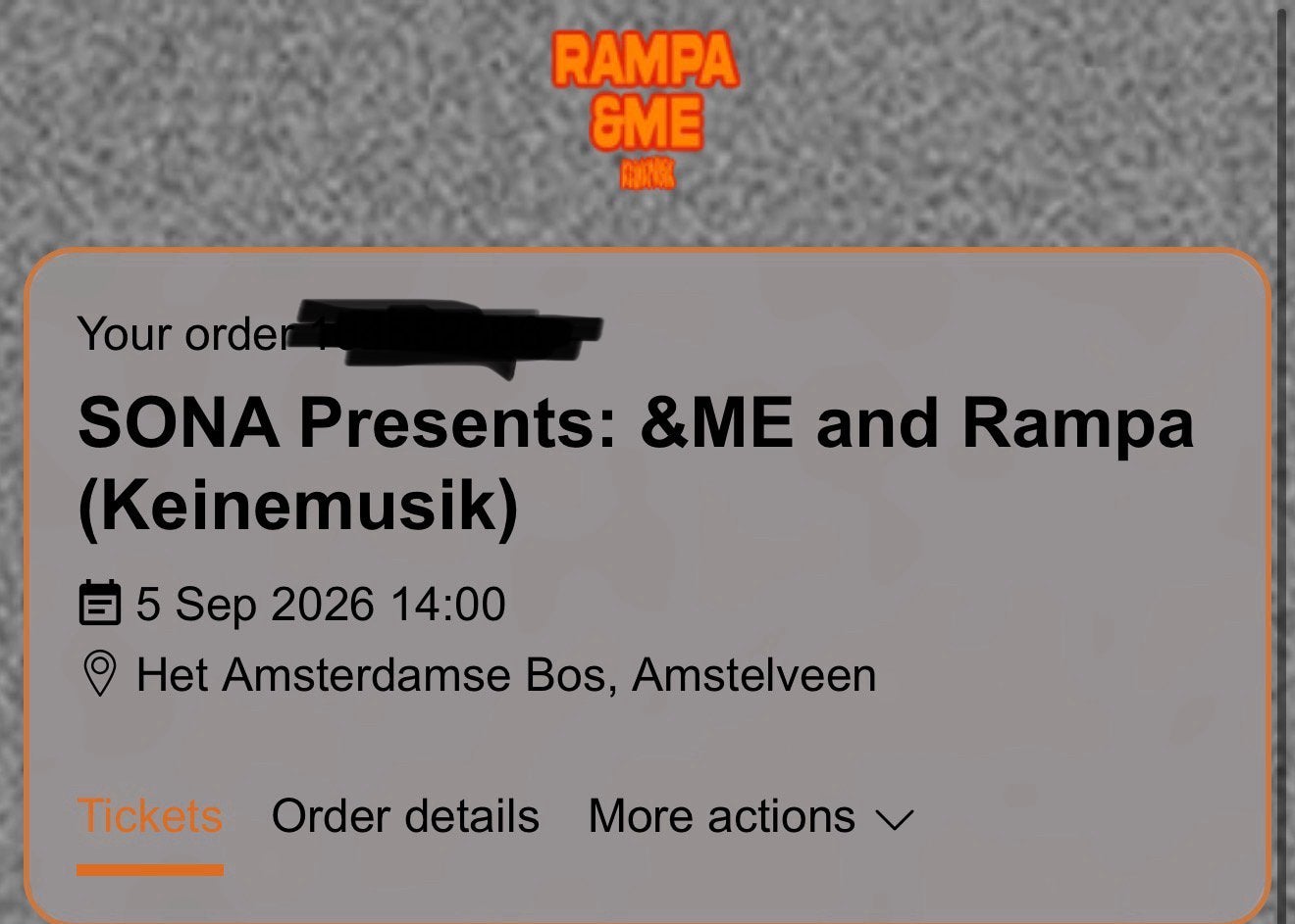 Sona Keinemusik tickets, Tickets en Kaartjes, Twee personen