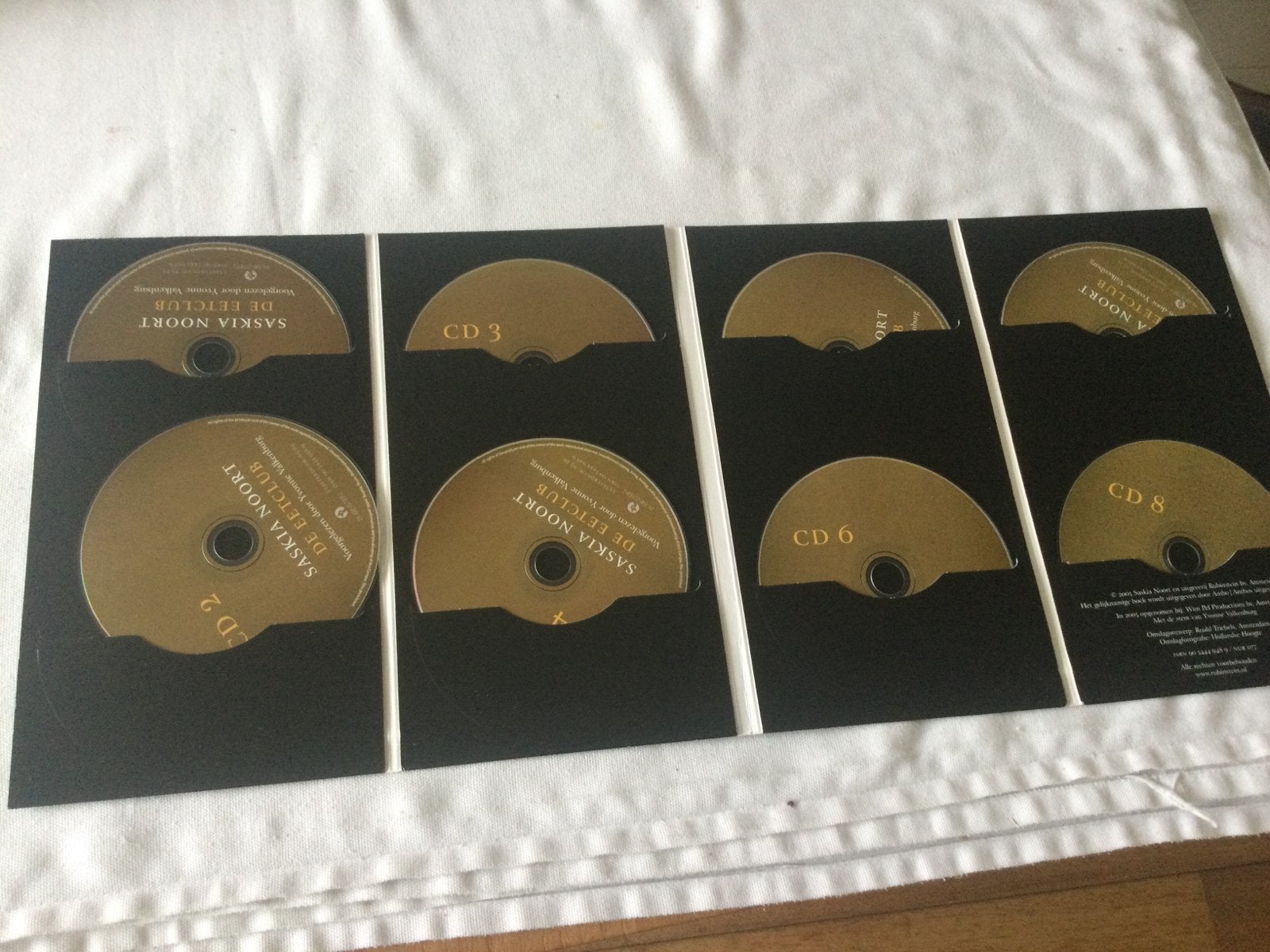 Saskia Noort, De Eetclub/8xCD, Ophalen of Verzenden, Cd, Volwassene