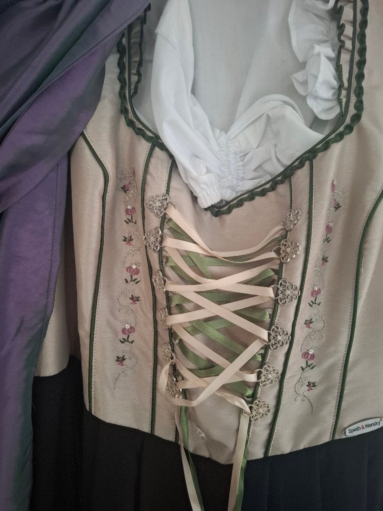 Spieth & Wensky Dirndl - Maat 50, Ophalen, Carnaval, Maat 46/48 (XL) of groter, Zo goed als nieuw