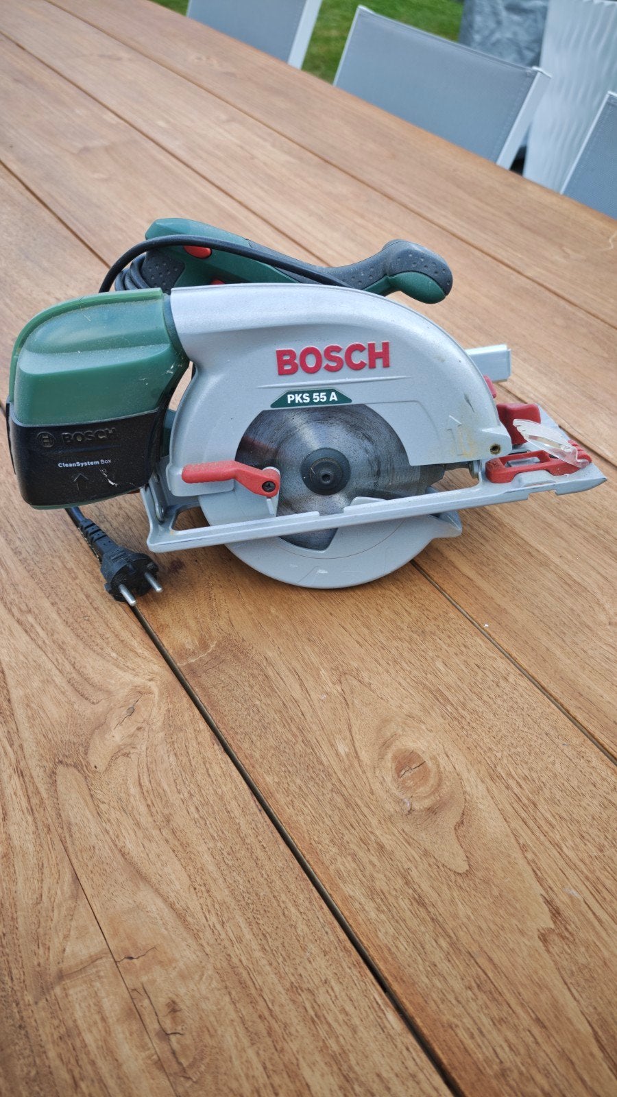 Bosch PKS 55 A Cirkelzaag - Gebruikt, Ophalen, Gebruikt, Cirkelzaag, 600 tot 1200 watt