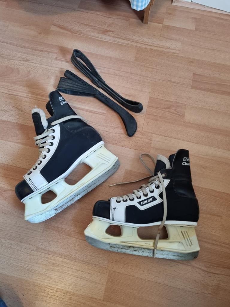 Unieke vintage Bauer ijshockeyschaatsen - Maat 43-44, Sport en Fitness, Schaatsen, Ophalen of Verzenden, Gebruikt, IJshockeyschaatsen